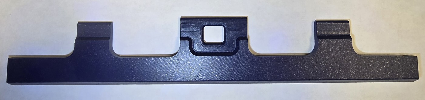 Metal detectable plastic blade